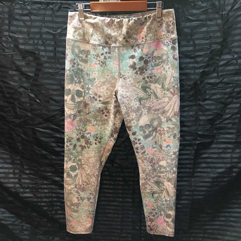Evolution And Creation Women's Skull Print Leggings